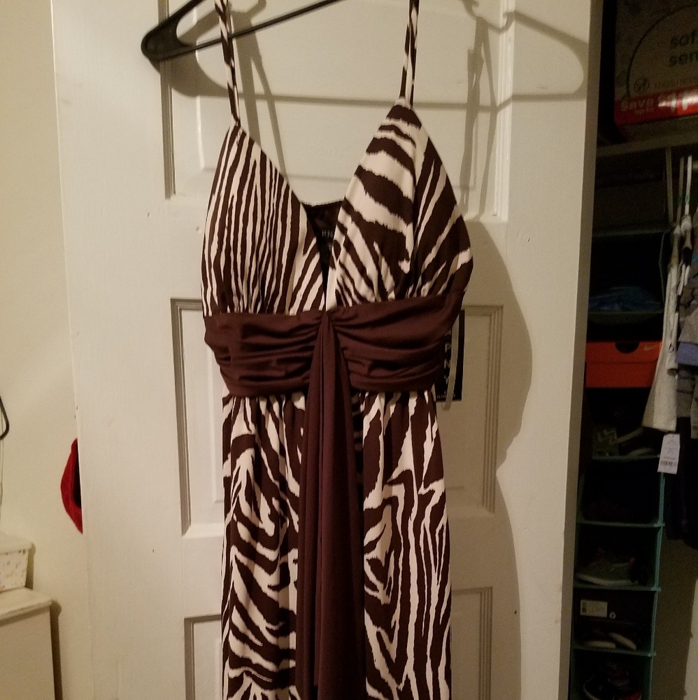 Calf length dress